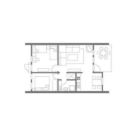 Ferienwohnpark Satteldachhaus Typ 9 Sd 63 *